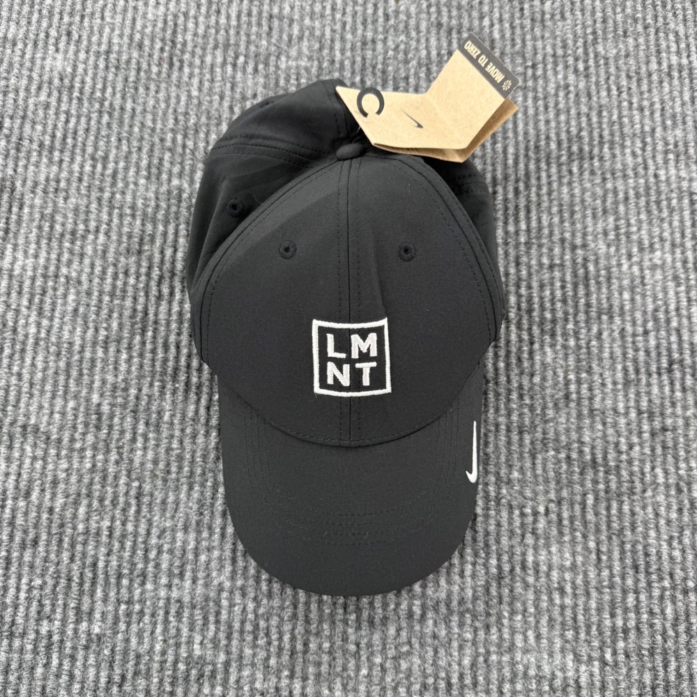 Nike Golf LMNT Stay Salty Unisex Black Performance Hat M/L Cap